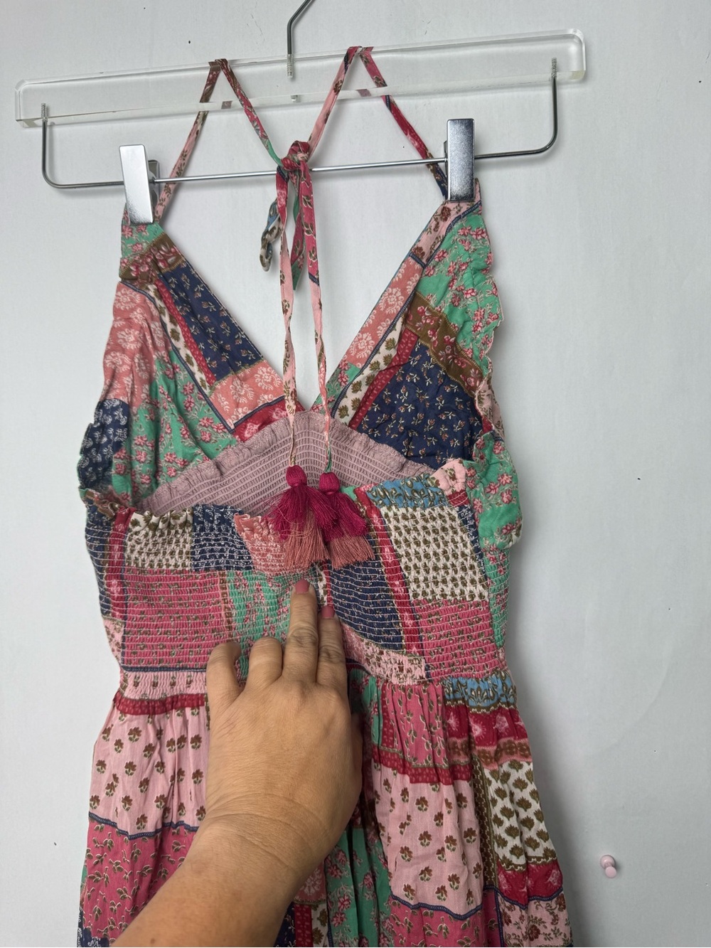 Dress Forum Meadow Quilt Maxi Dress! Sz small - Picture 3 of 6